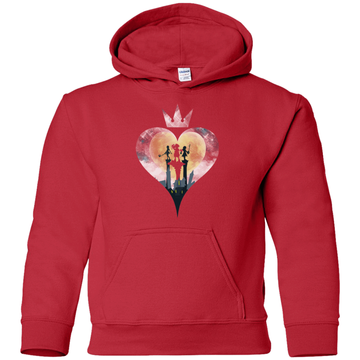 Sweatshirts Red / YS Heart Kingdom Youth Hoodie