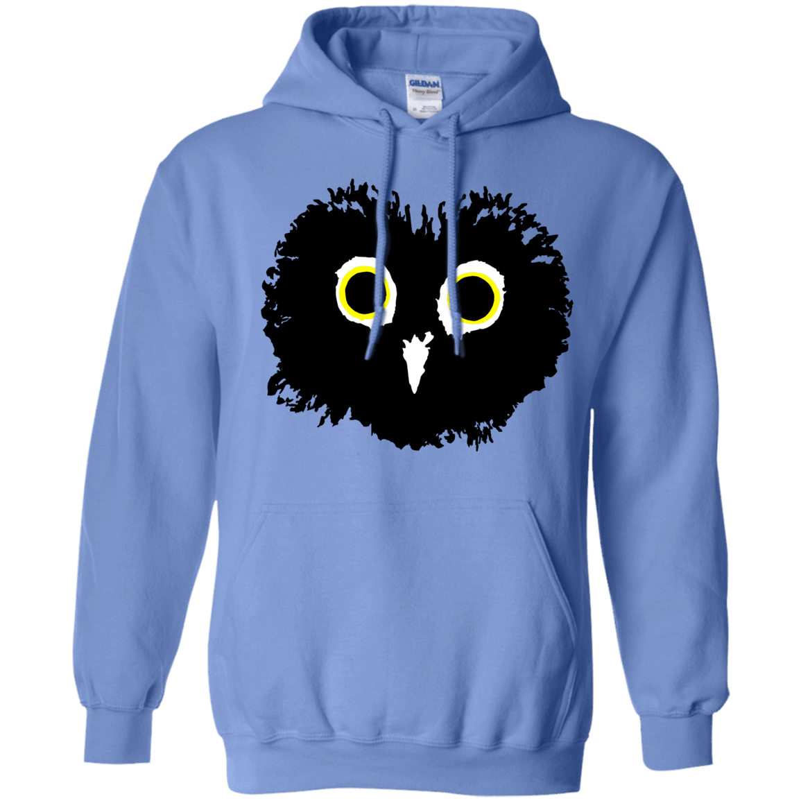 Sweatshirts Carolina Blue / S Heart Owls Pullover Hoodie