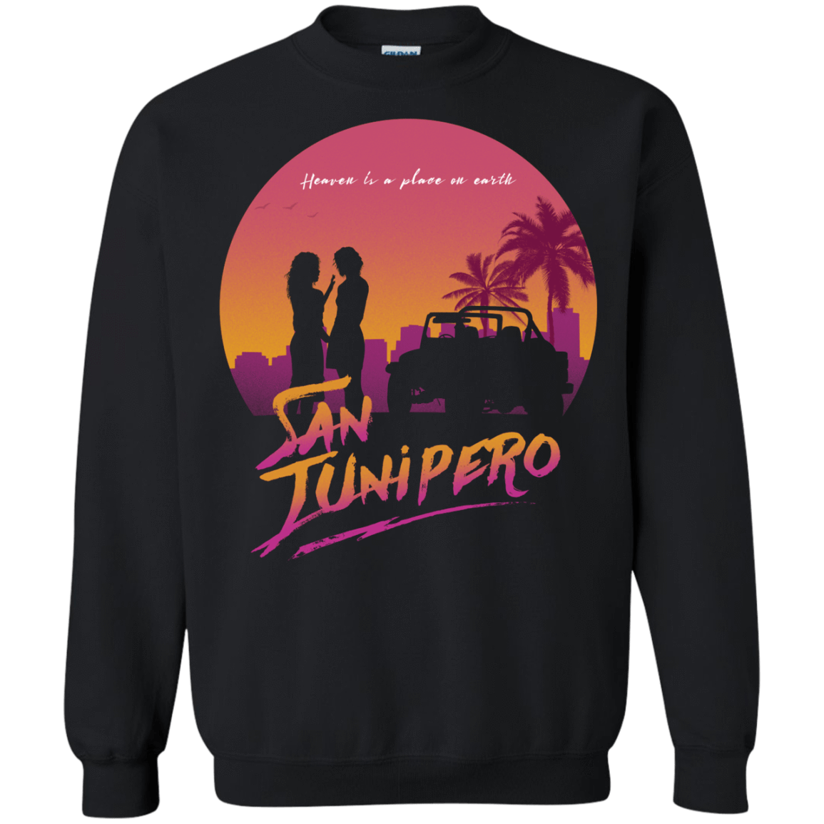 Sweatshirts Black / Small Heaven is a place on Earth Crewneck Sweatshirt