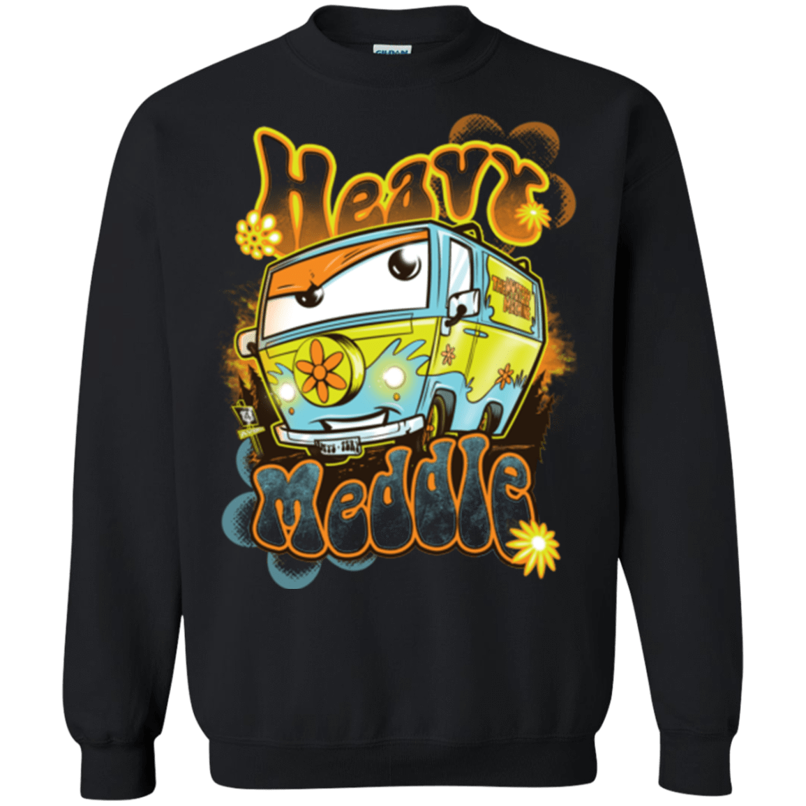 Sweatshirts Black / Small Heavy Meddle Crewneck Sweatshirt