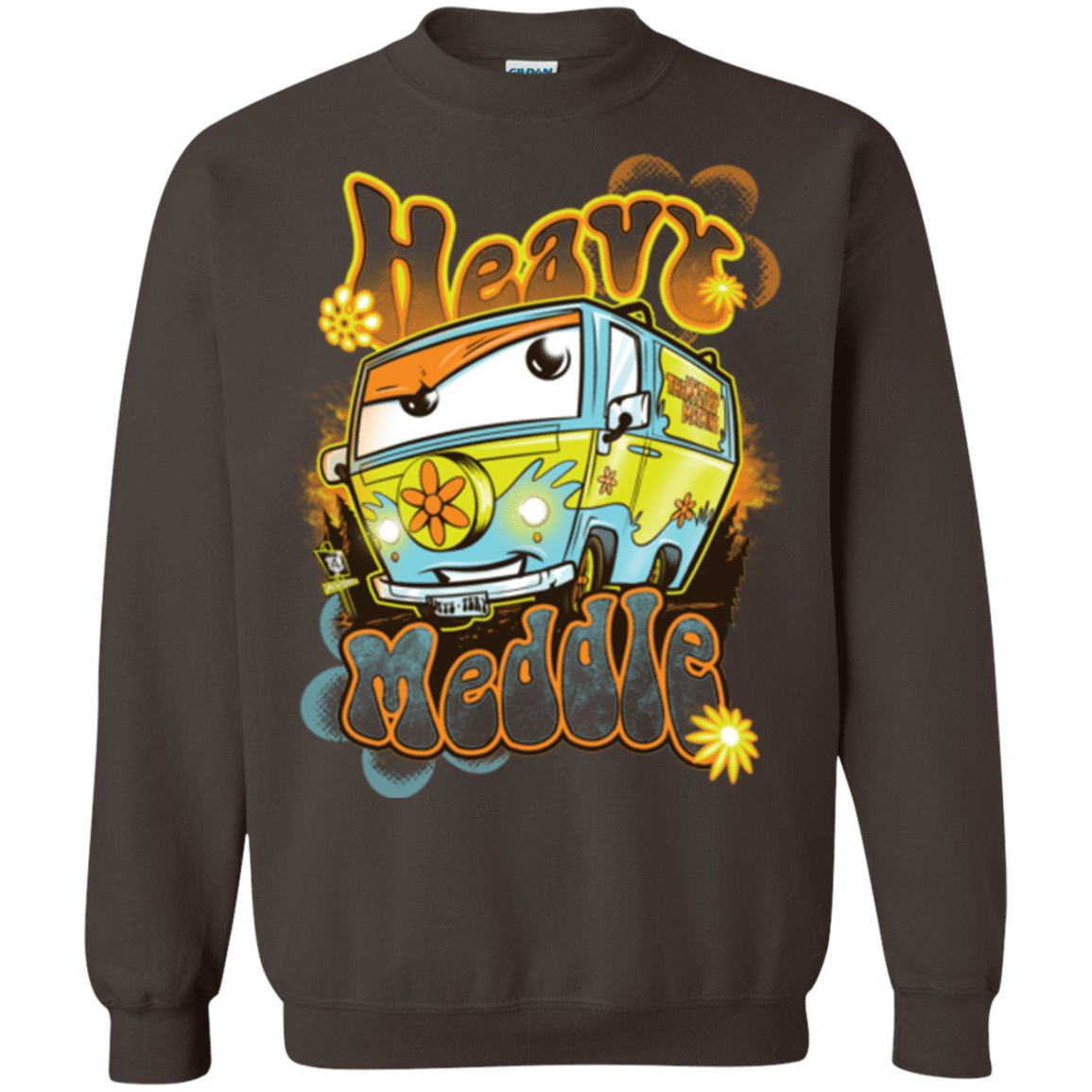 Sweatshirts Dark Chocolate / Small Heavy Meddle Crewneck Sweatshirt