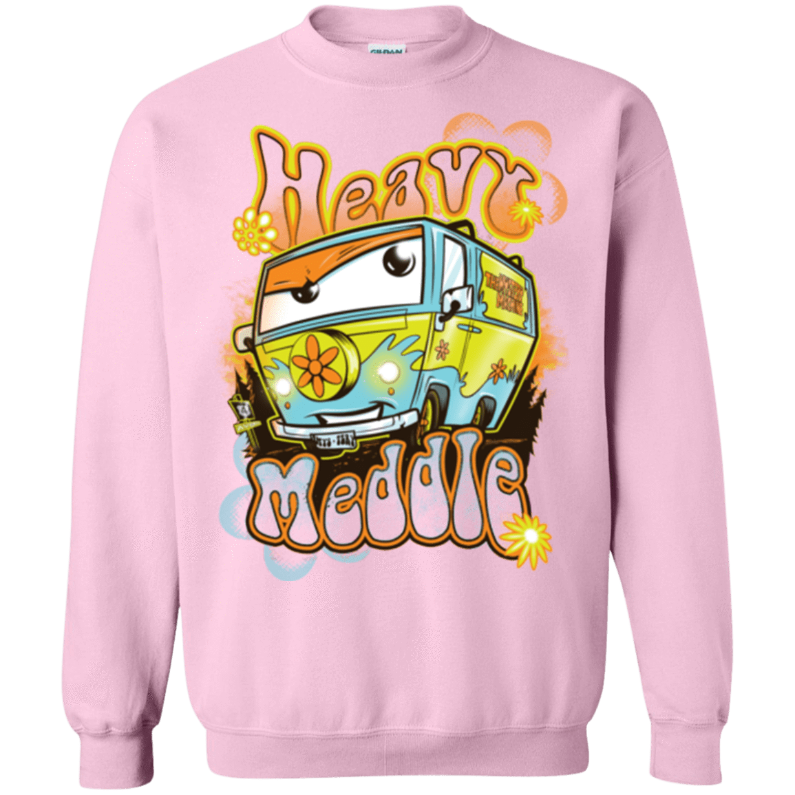 Sweatshirts Light Pink / Small Heavy Meddle Crewneck Sweatshirt