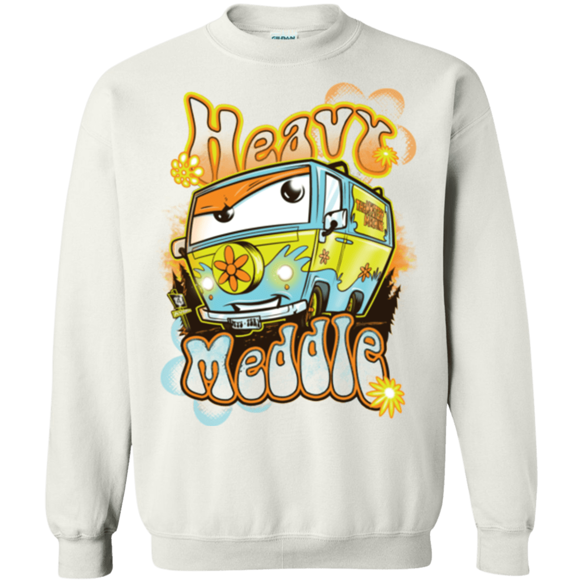 Sweatshirts White / Small Heavy Meddle Crewneck Sweatshirt