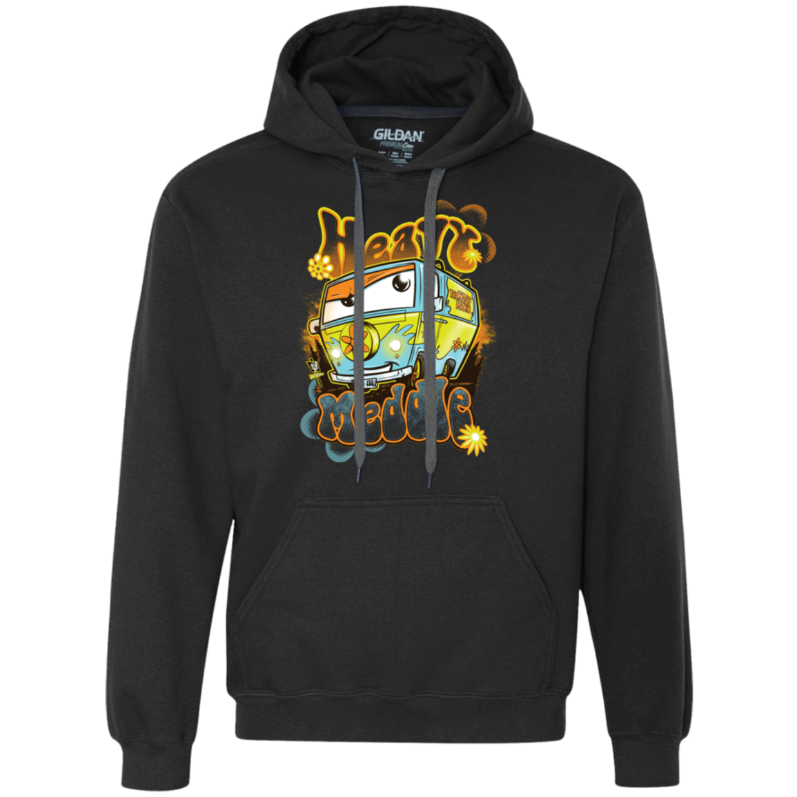Sweatshirts Black / Small Heavy Meddle Premium Fleece Hoodie