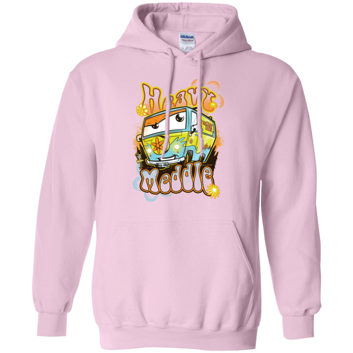 Sweatshirts Light Pink / Small Heavy Meddle Pullover Hoodie