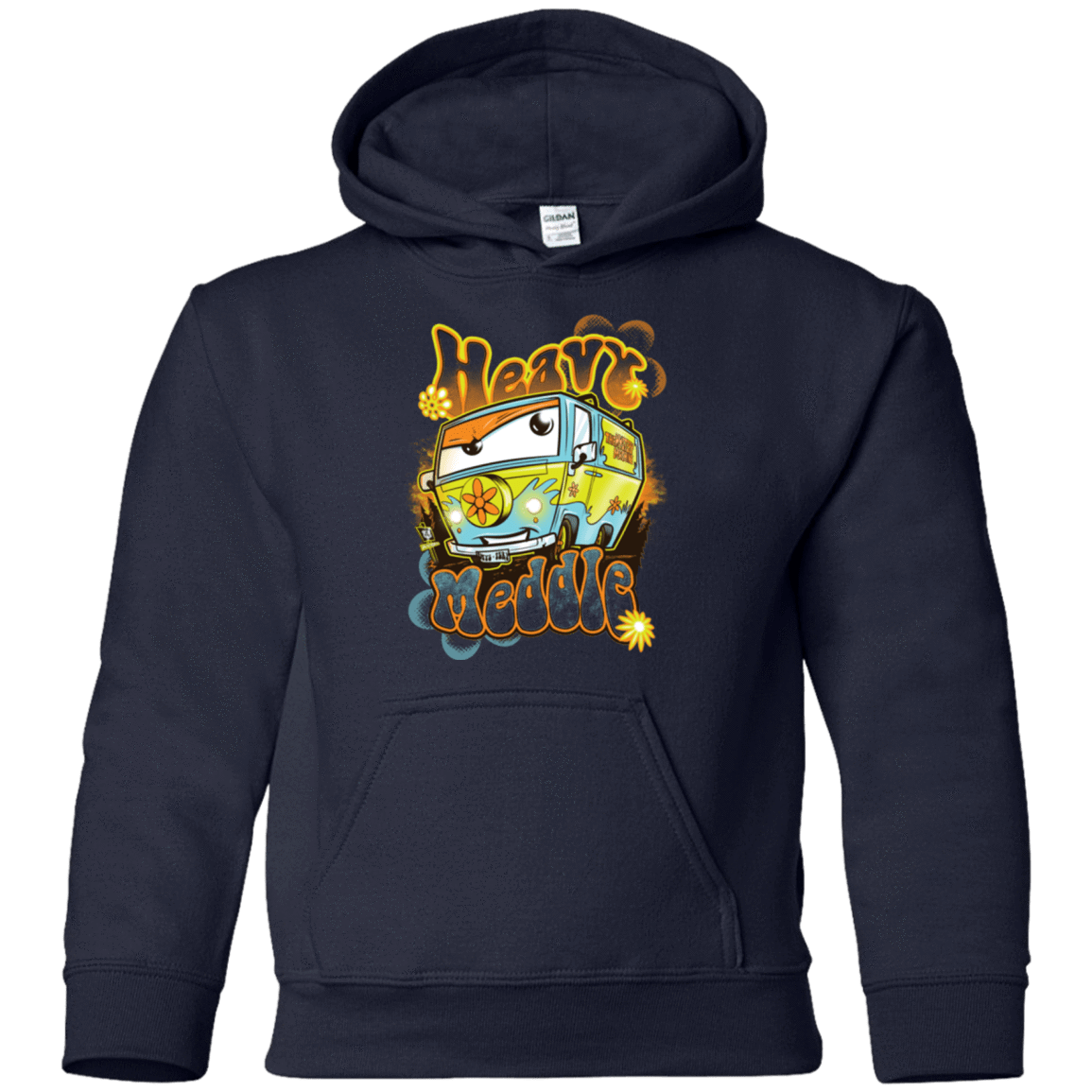 Sweatshirts Navy / YS Heavy Meddle Youth Hoodie