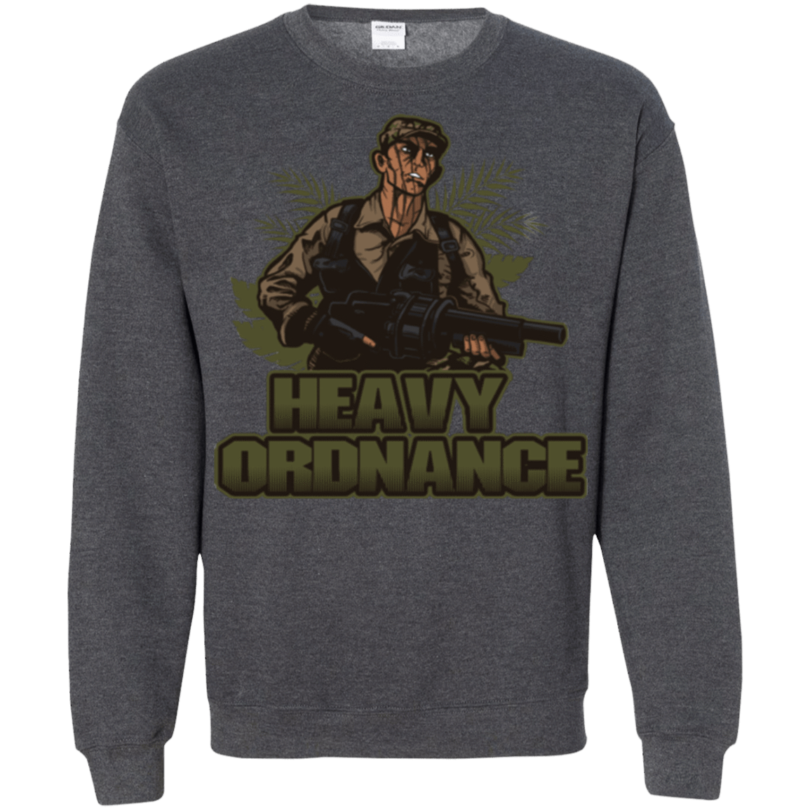 Sweatshirts Dark Heather / Small Heavy Ordnance Crewneck Sweatshirt