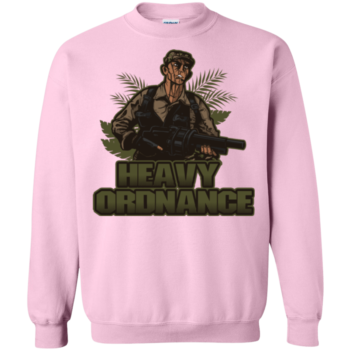 Sweatshirts Light Pink / Small Heavy Ordnance Crewneck Sweatshirt