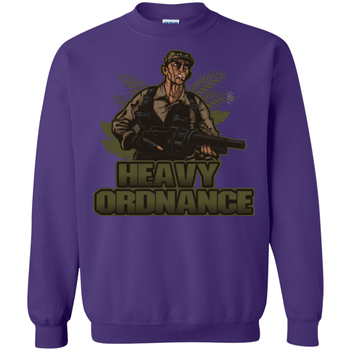Sweatshirts Purple / Small Heavy Ordnance Crewneck Sweatshirt