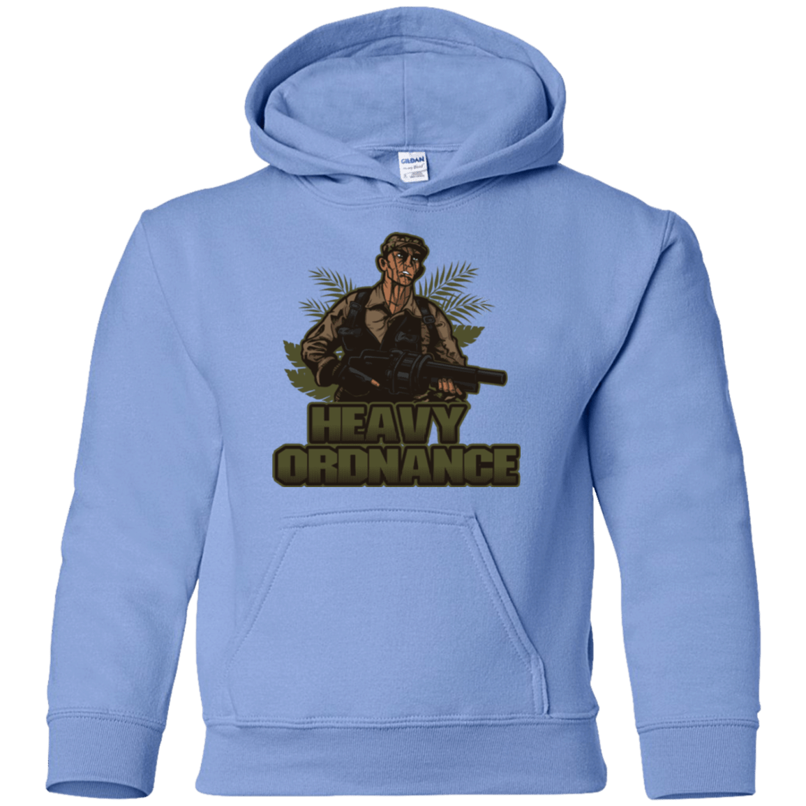 Sweatshirts Carolina Blue / YS Heavy Ordnance Youth Hoodie