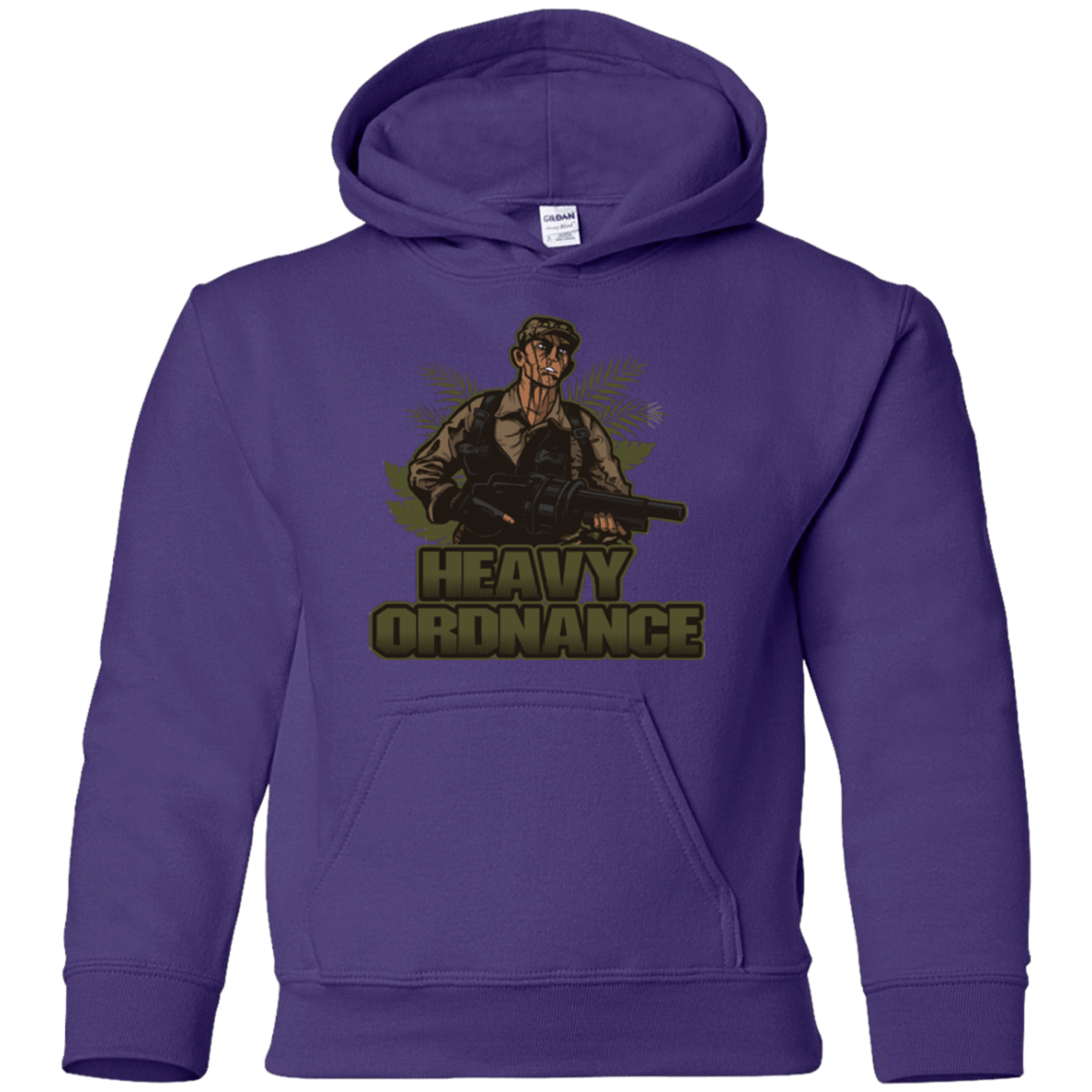 Sweatshirts Purple / YS Heavy Ordnance Youth Hoodie