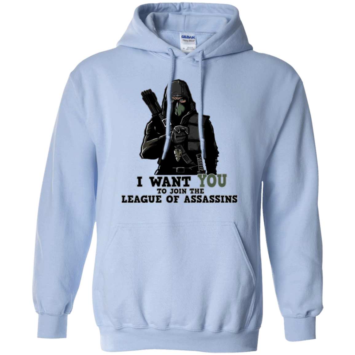 Sweatshirts Light Blue / Small Heir to the Demon Pullover Hoodie