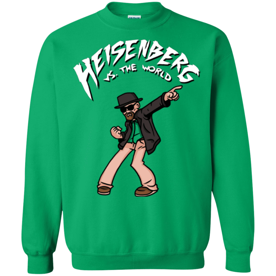 Sweatshirts Irish Green / Small Heisenberg vs the World Crewneck Sweatshirt