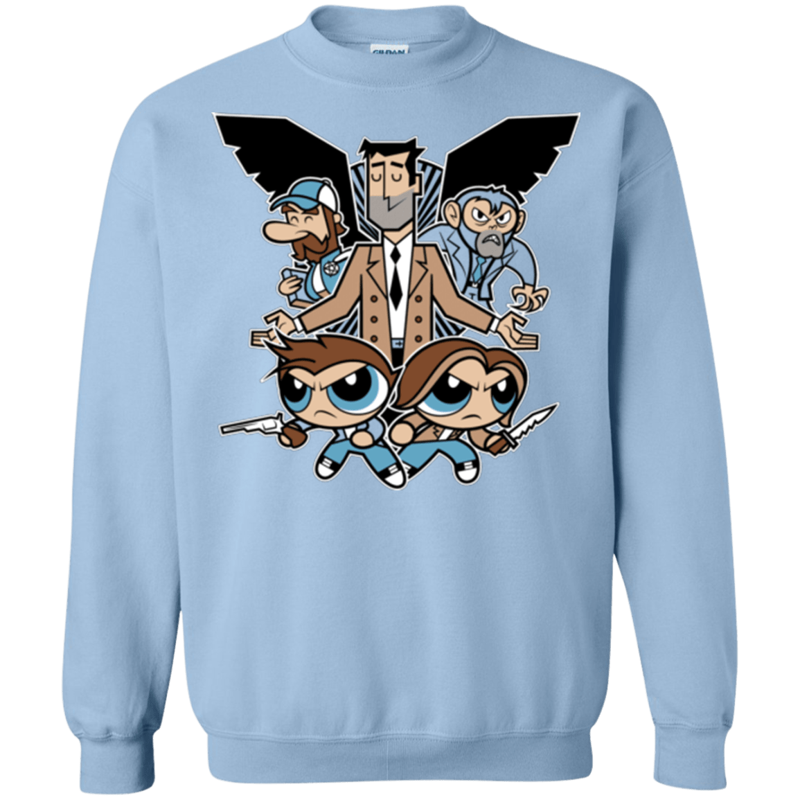 Sweatshirts Light Blue / Small Hell and Back Boys Crewneck Sweatshirt