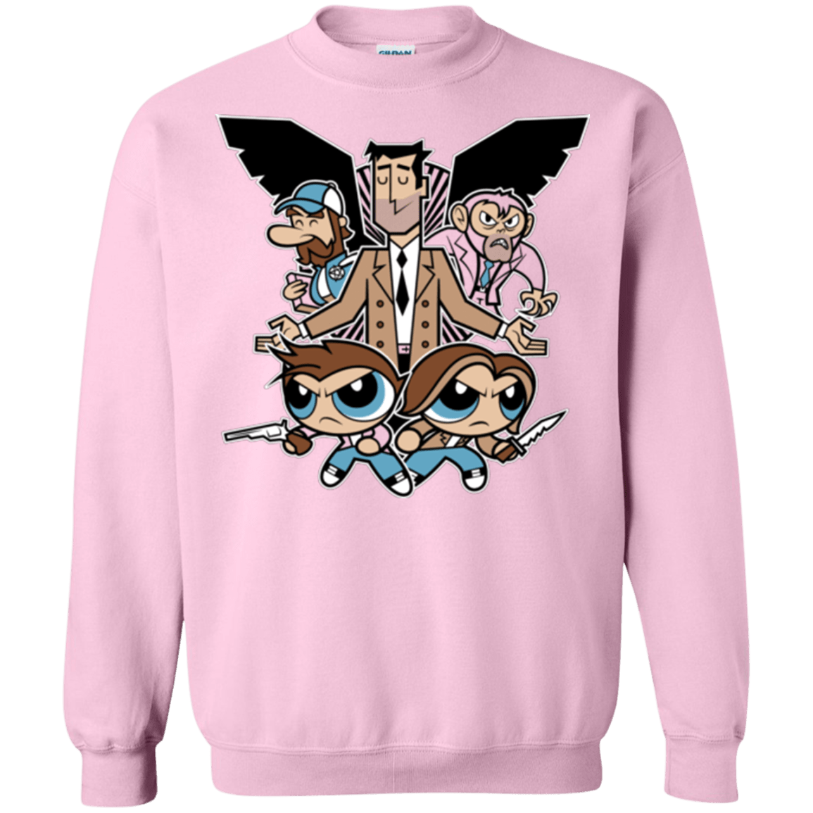 Sweatshirts Light Pink / Small Hell and Back Boys Crewneck Sweatshirt