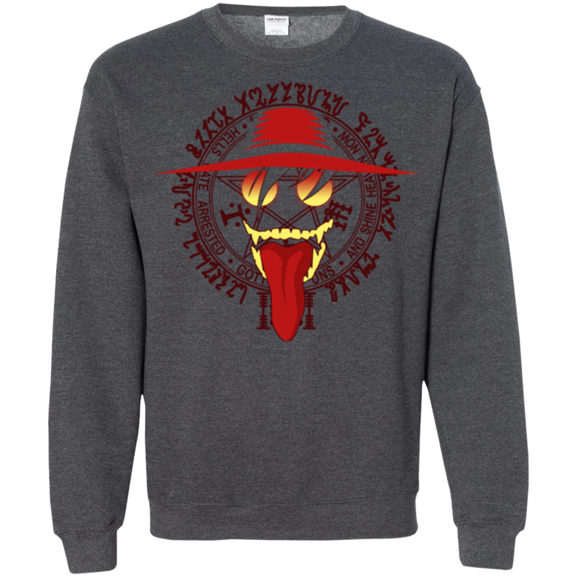 Sweatshirts Dark Heather / Small Hell Yeah Crewneck Sweatshirt
