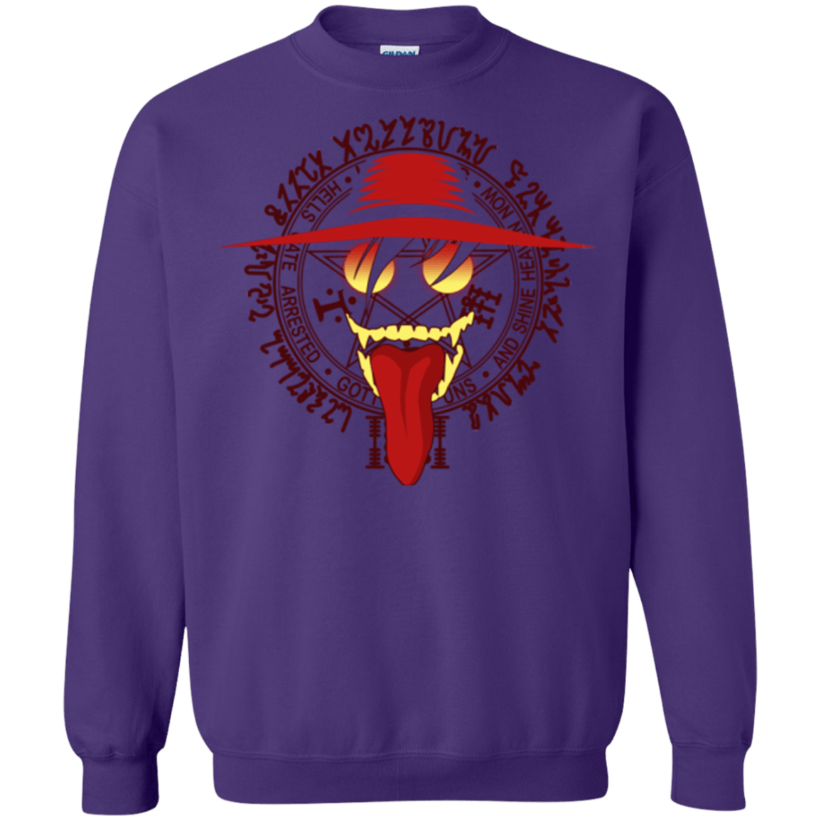Sweatshirts Purple / Small Hell Yeah Crewneck Sweatshirt