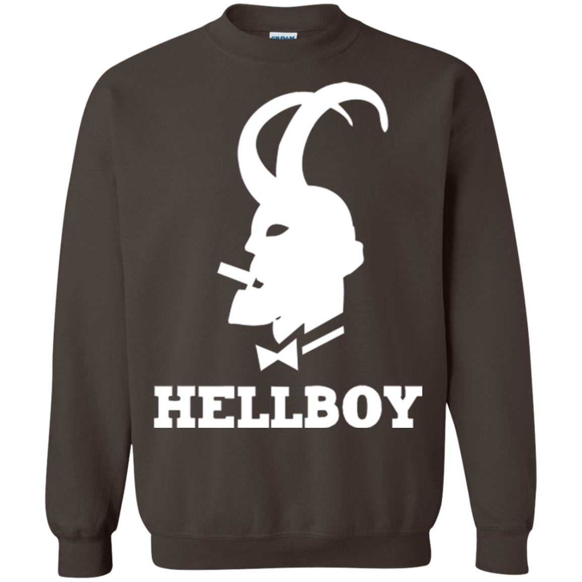Sweatshirts Dark Chocolate / Small Hellboy Crewneck Sweatshirt