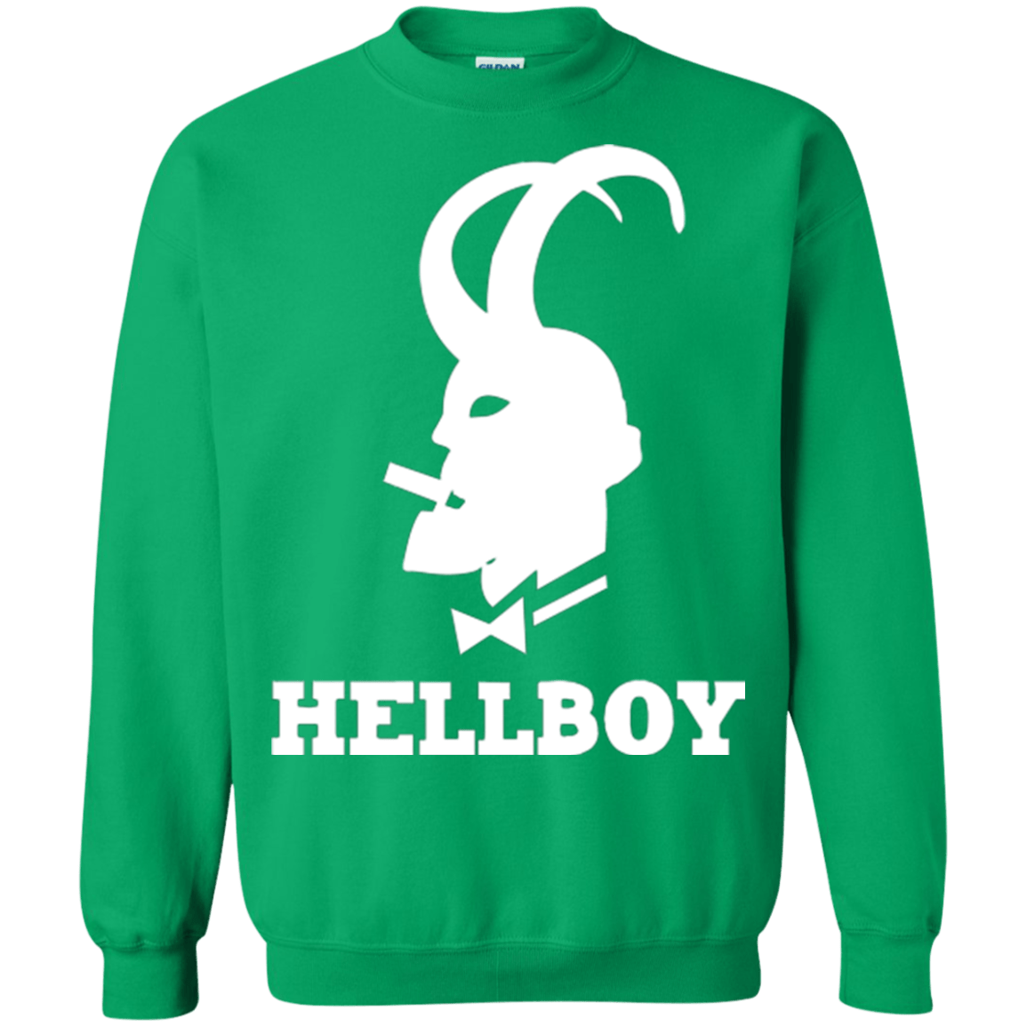 Sweatshirts Irish Green / Small Hellboy Crewneck Sweatshirt