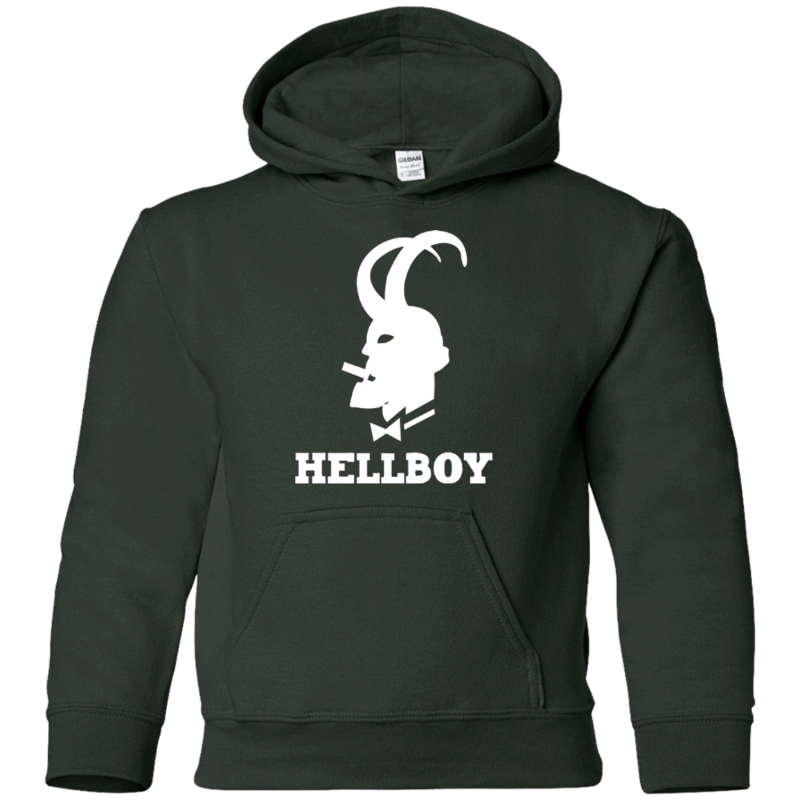 Sweatshirts Forest Green / YS Hellboy Youth Hoodie