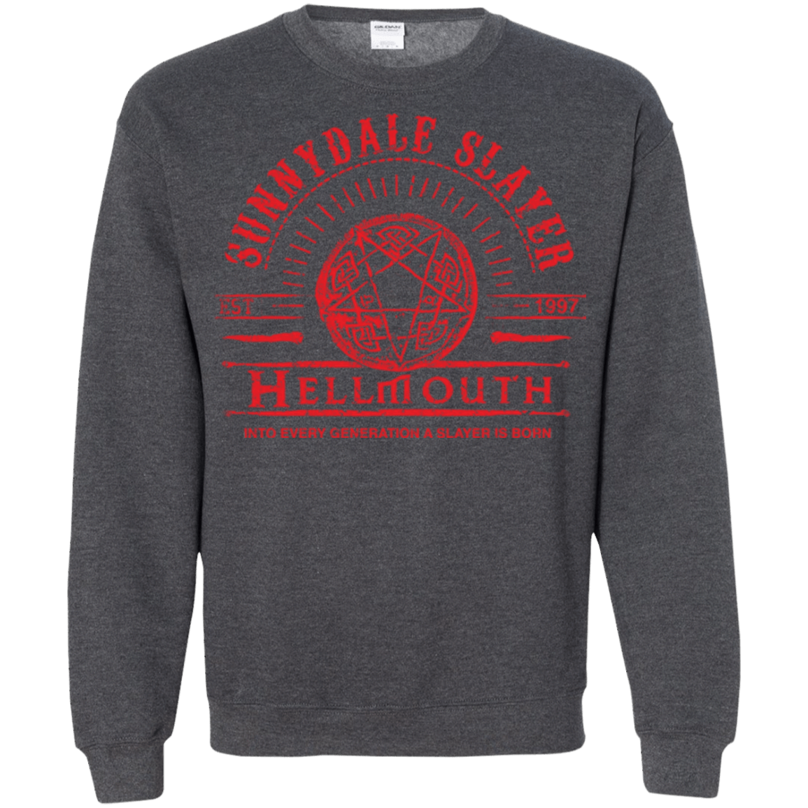 Sweatshirts Dark Heather / Small Hellmouth Crewneck Sweatshirt