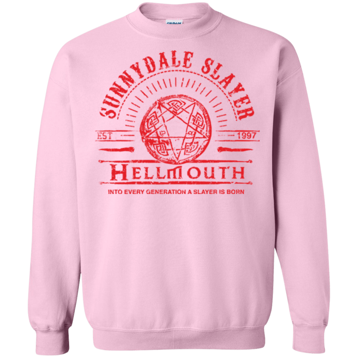 Sweatshirts Light Pink / Small Hellmouth Crewneck Sweatshirt