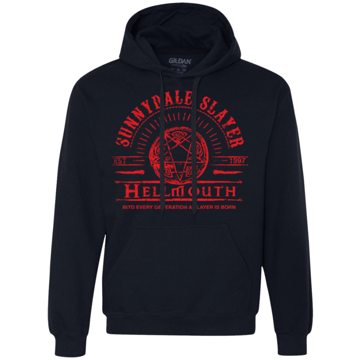Sweatshirts Navy / Small Hellmouth Premium Fleece Hoodie