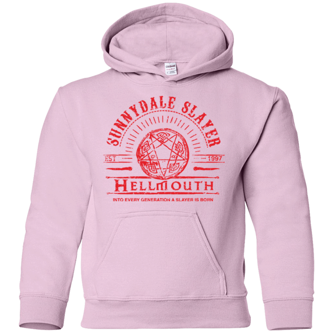 Sweatshirts Light Pink / YS Hellmouth Youth Hoodie