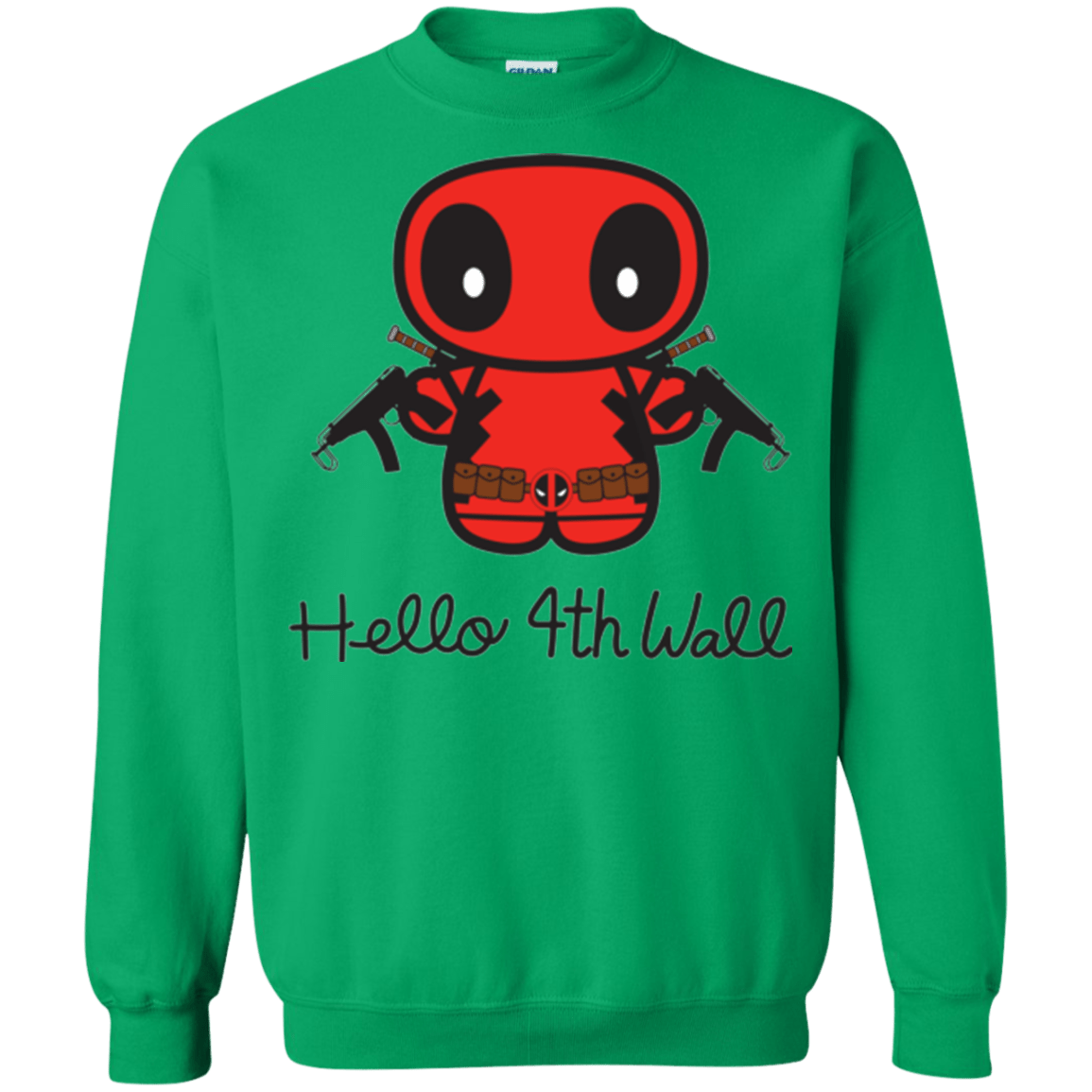 Sweatshirts Irish Green / Small Hello 4th Wall Crewneck Sweatshirt
