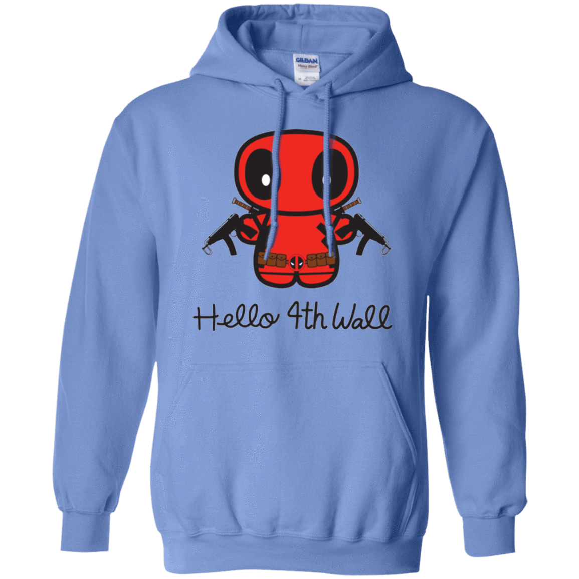 Sweatshirts Carolina Blue / Small Hello 4th Wall Pullover Hoodie