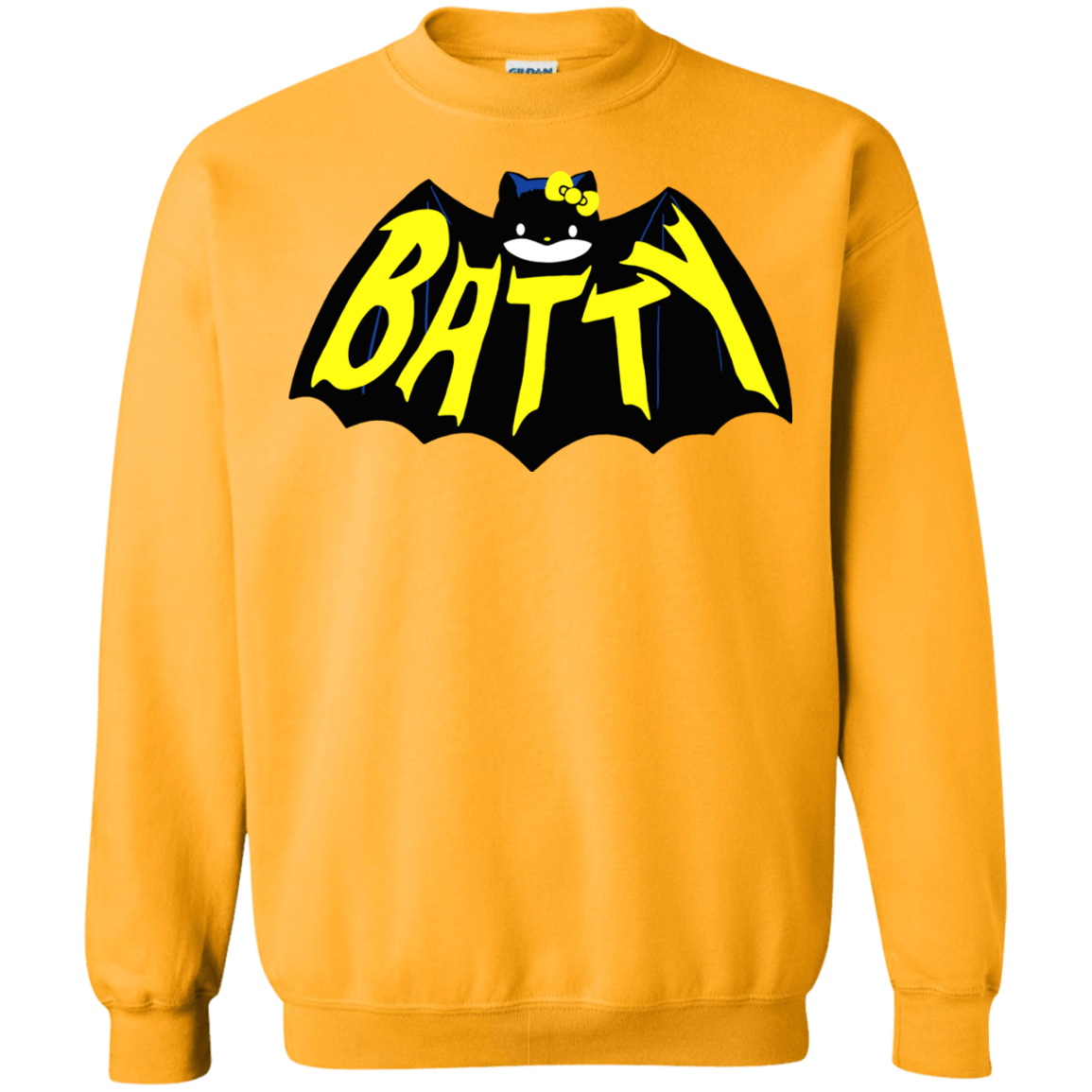Sweatshirts Gold / S Hello Batty Crewneck Sweatshirt