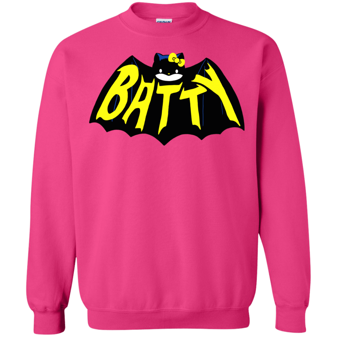 Sweatshirts Heliconia / S Hello Batty Crewneck Sweatshirt