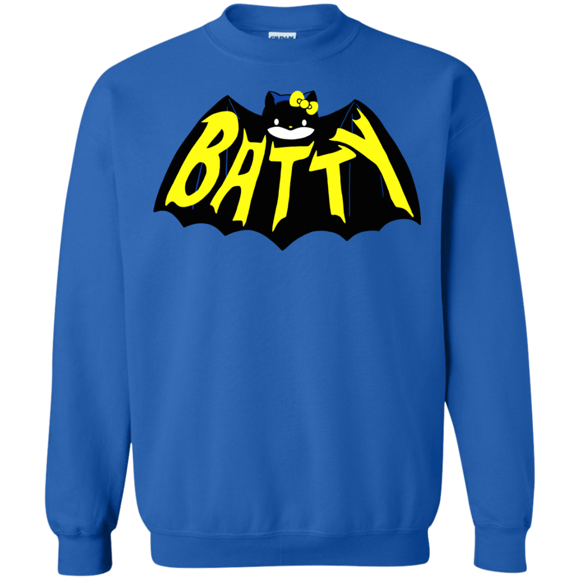 Sweatshirts Royal / S Hello Batty Crewneck Sweatshirt