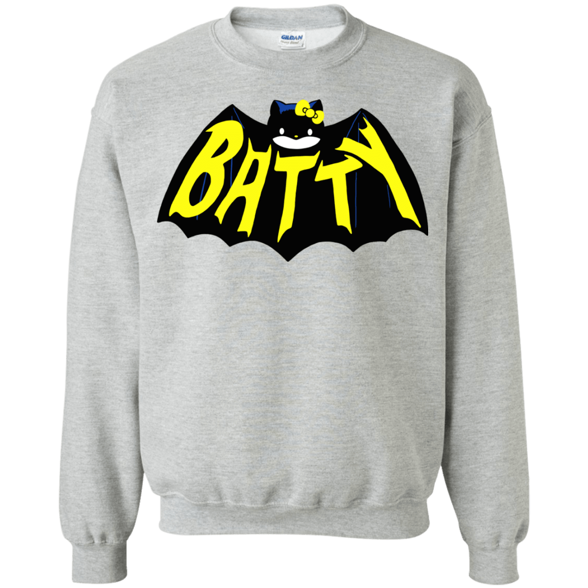 Sweatshirts Sport Grey / S Hello Batty Crewneck Sweatshirt
