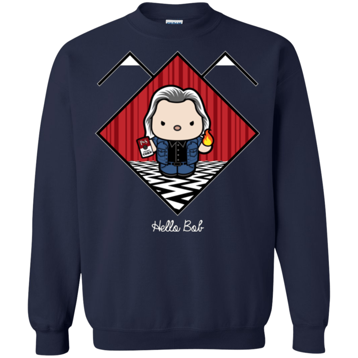 Sweatshirts Navy / Small Hello Bob Crewneck Sweatshirt