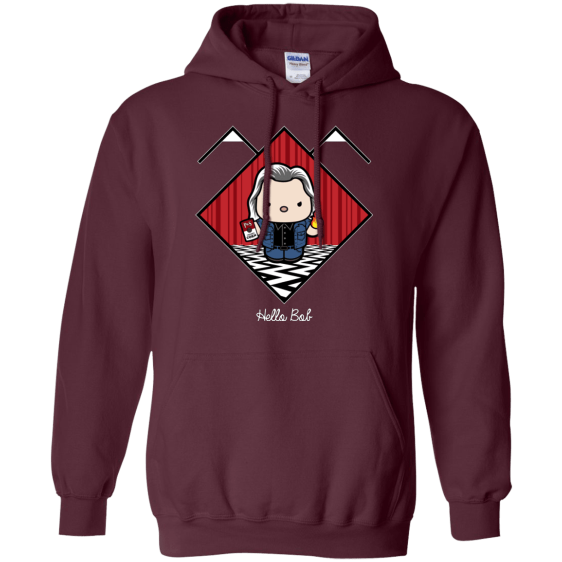 Sweatshirts Maroon / Small Hello Bob Pullover Hoodie