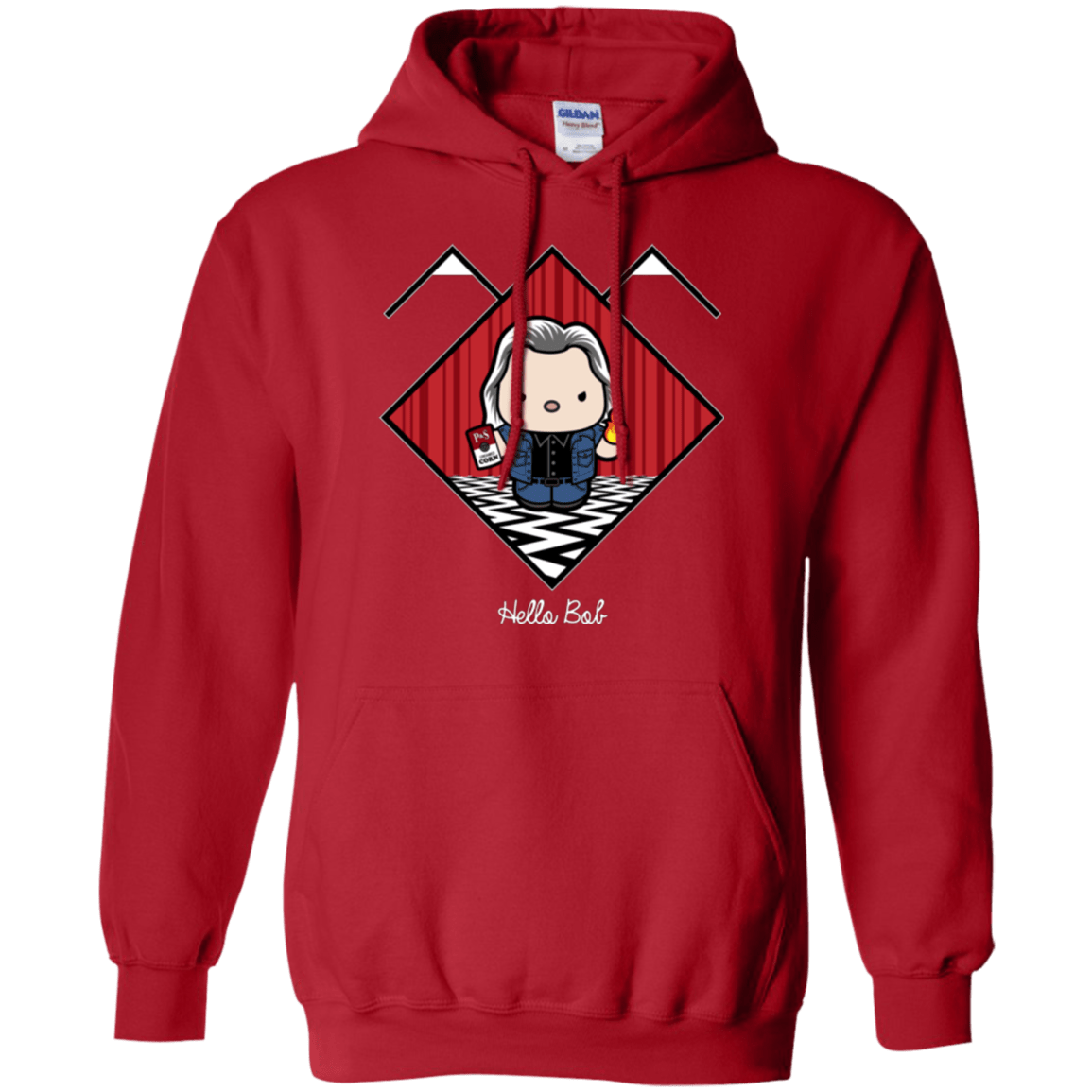 Sweatshirts Red / Small Hello Bob Pullover Hoodie