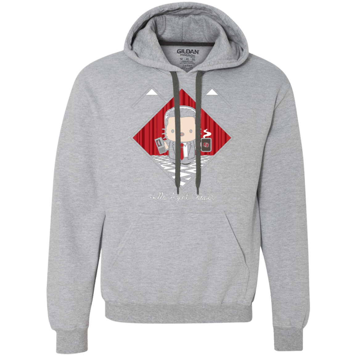 Sweatshirts Sport Grey / Small Hello Cooper Premium Fleece Hoodie