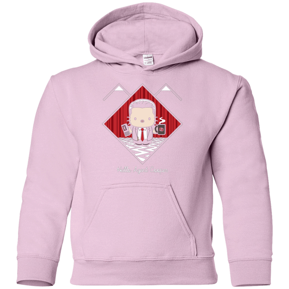 Sweatshirts Light Pink / YS Hello Cooper Youth Hoodie
