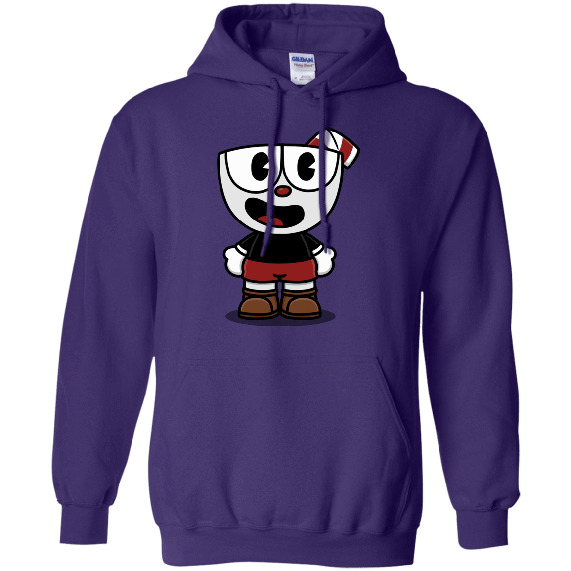 Sweatshirts Purple / S Hello Cuphead Pullover Hoodie