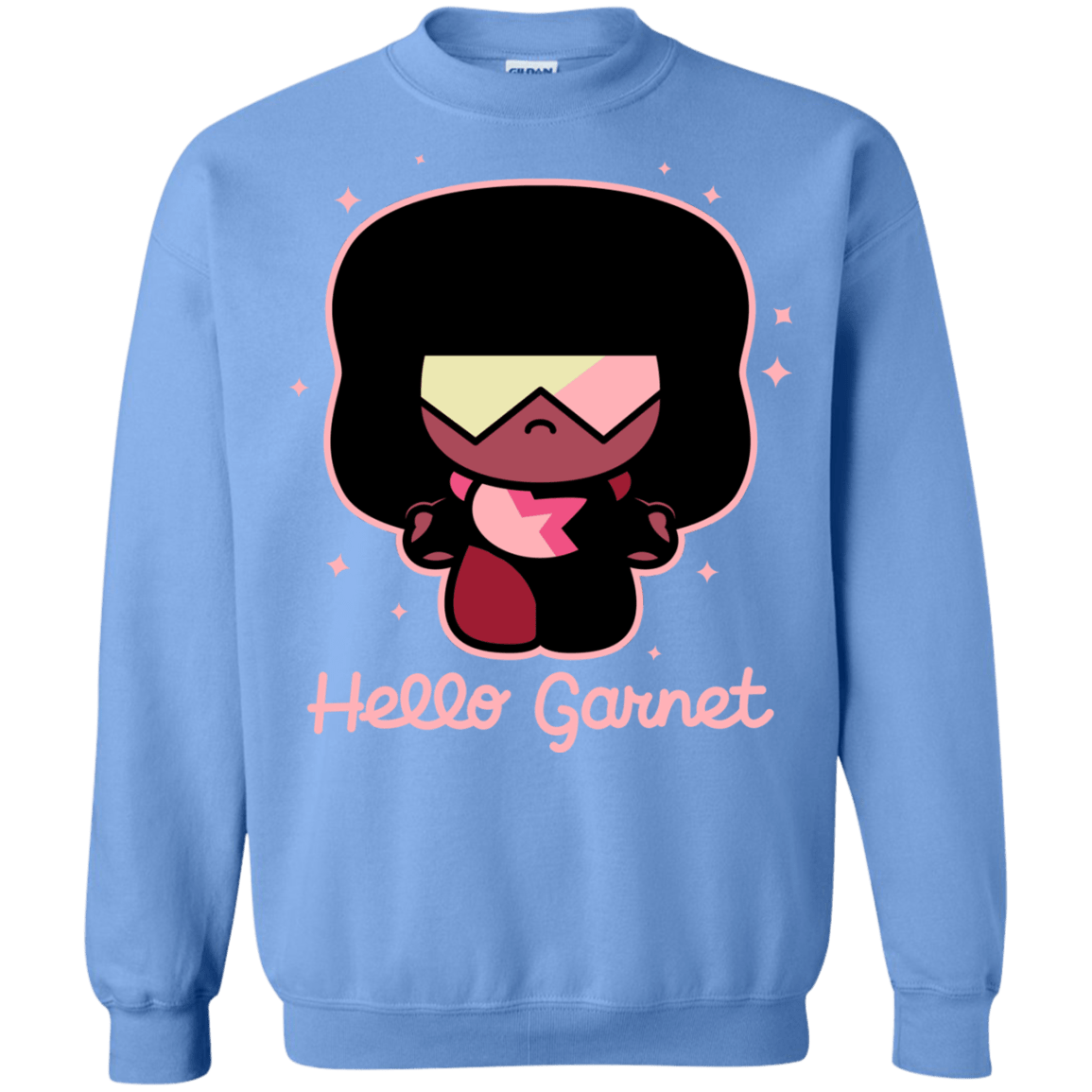Sweatshirts Carolina Blue / S Hello Garnet Crewneck Sweatshirt