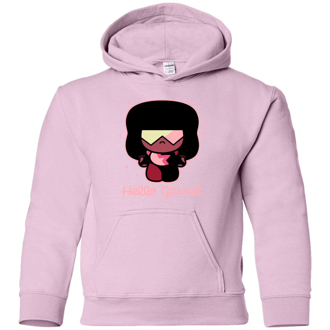 Sweatshirts Light Pink / YS Hello Garnet Youth Hoodie