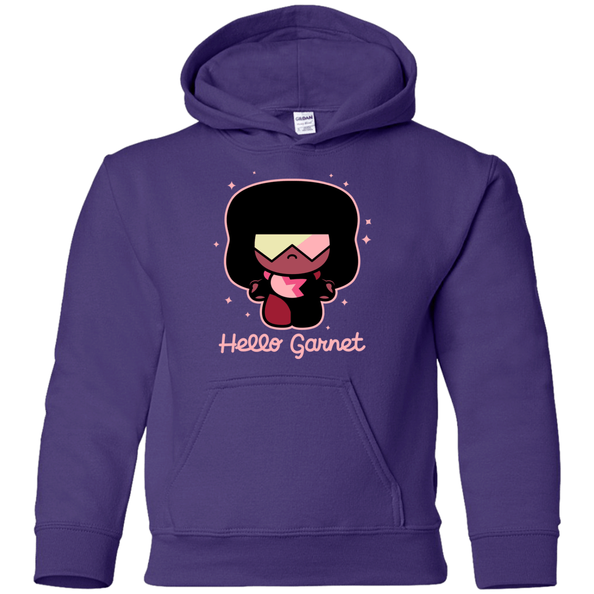 Sweatshirts Purple / YS Hello Garnet Youth Hoodie