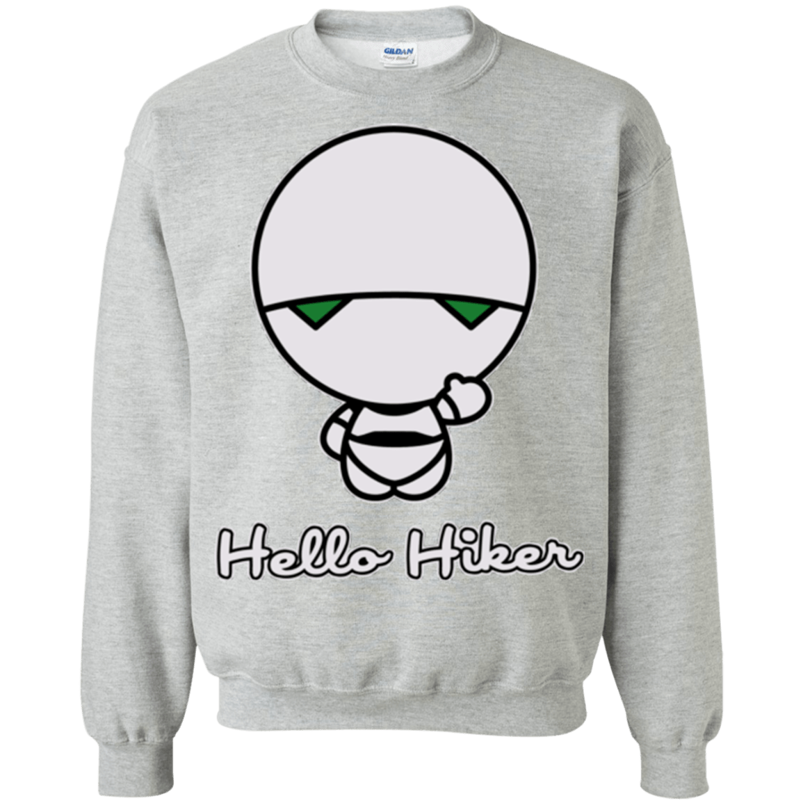 Sweatshirts Sport Grey / Small Hello Hiker Crewneck Sweatshirt