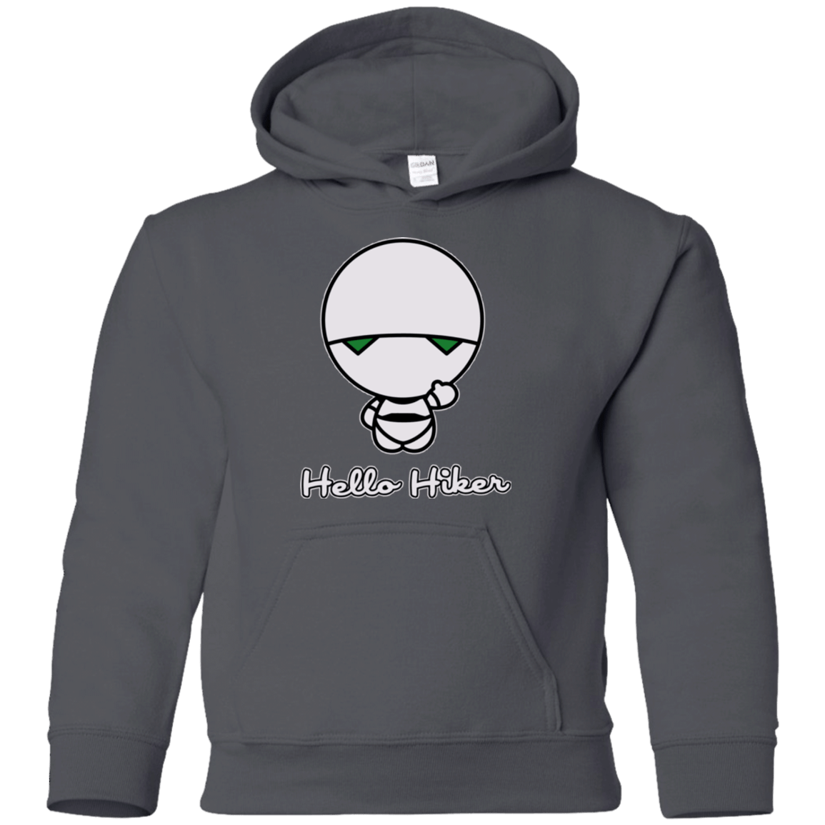 Sweatshirts Charcoal / YS Hello Hiker Youth Hoodie