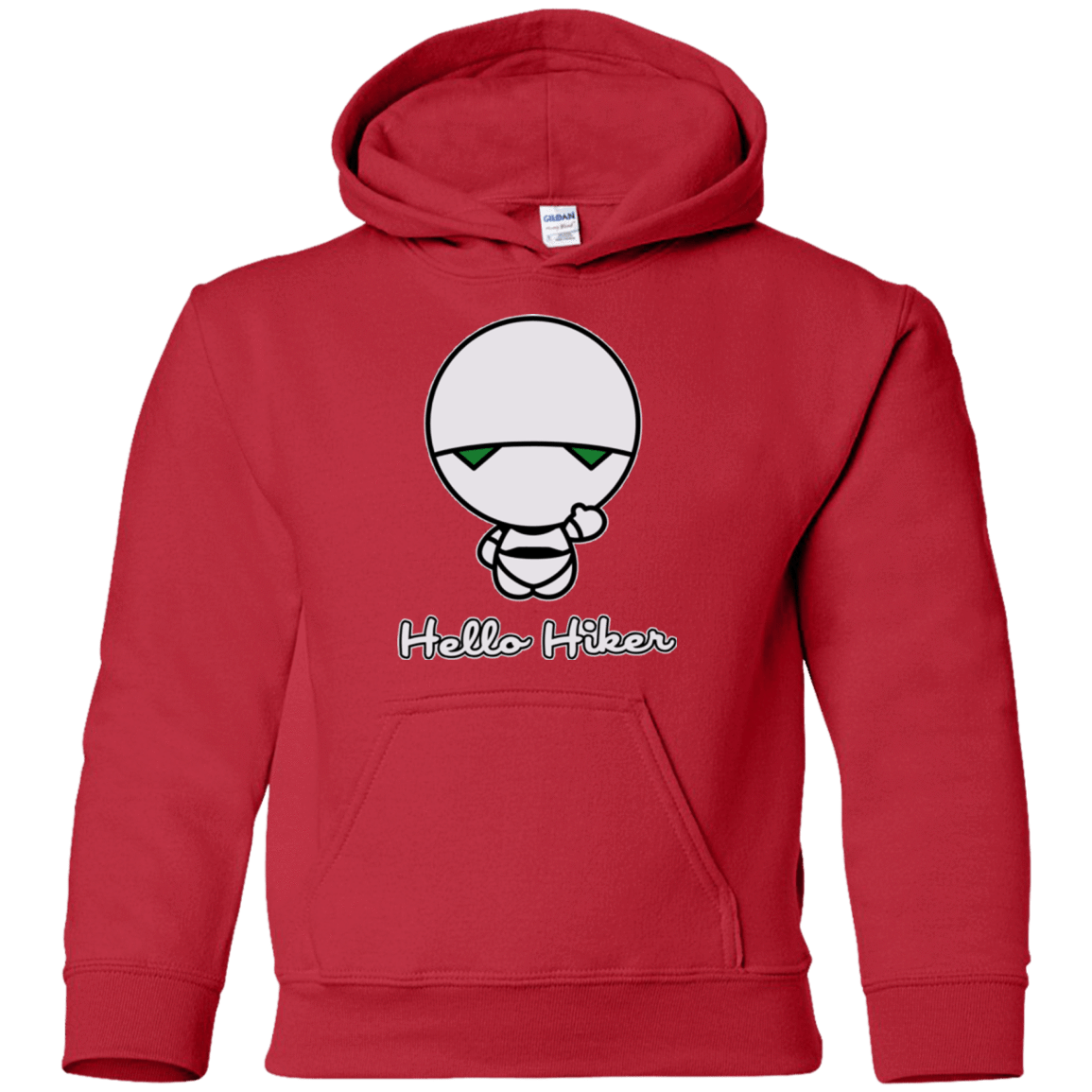 Sweatshirts Red / YS Hello Hiker Youth Hoodie