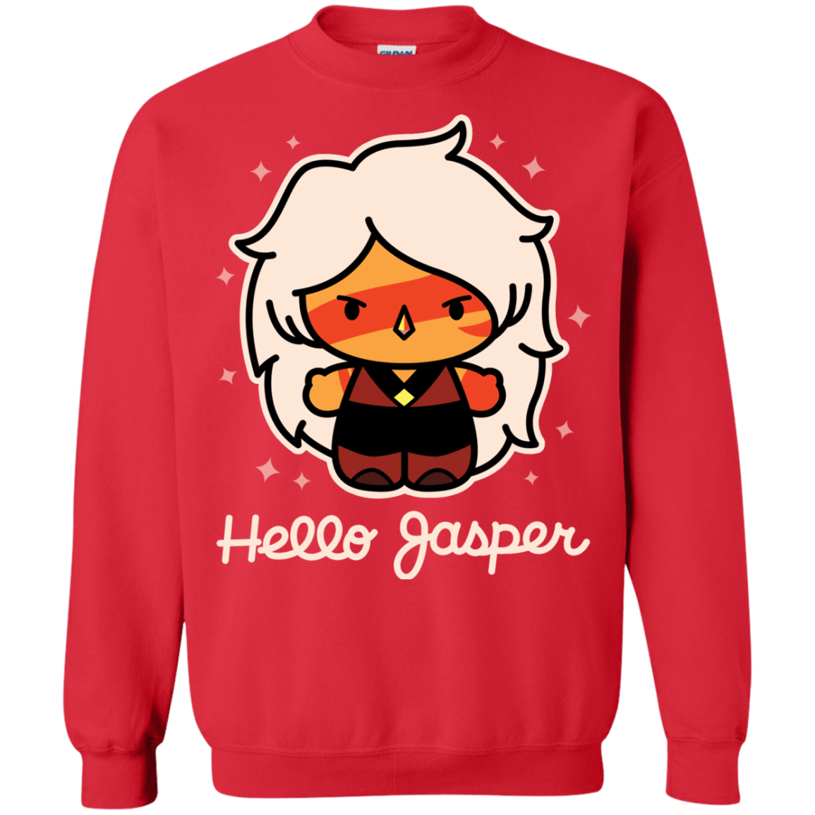 Sweatshirts Red / S Hello Jasper Crewneck Sweatshirt
