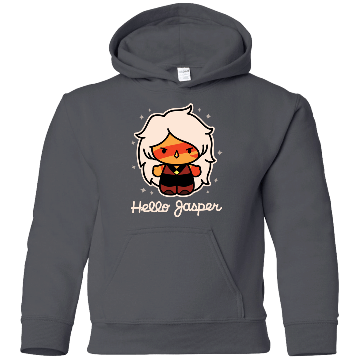 Sweatshirts Charcoal / YS Hello Jasper Youth Hoodie