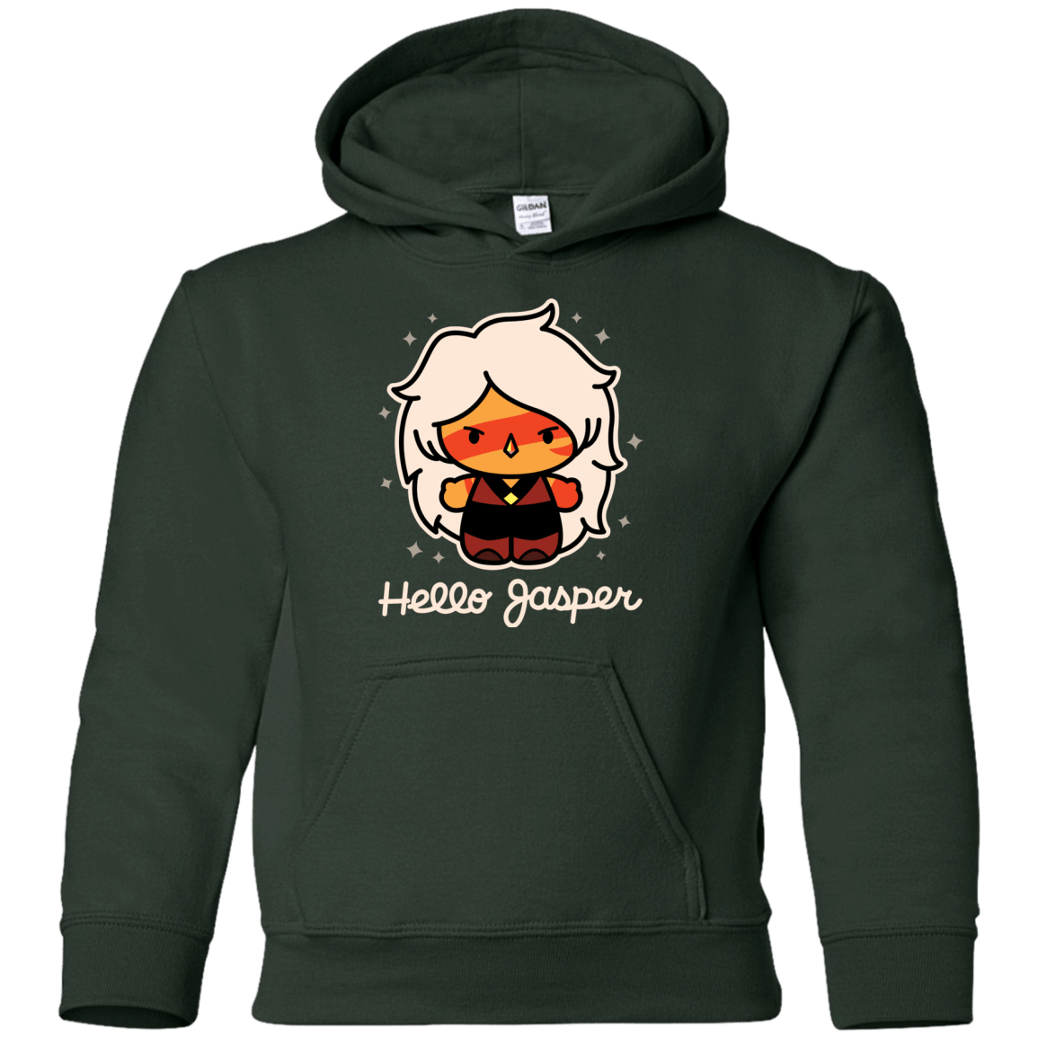 Sweatshirts Forest Green / YS Hello Jasper Youth Hoodie