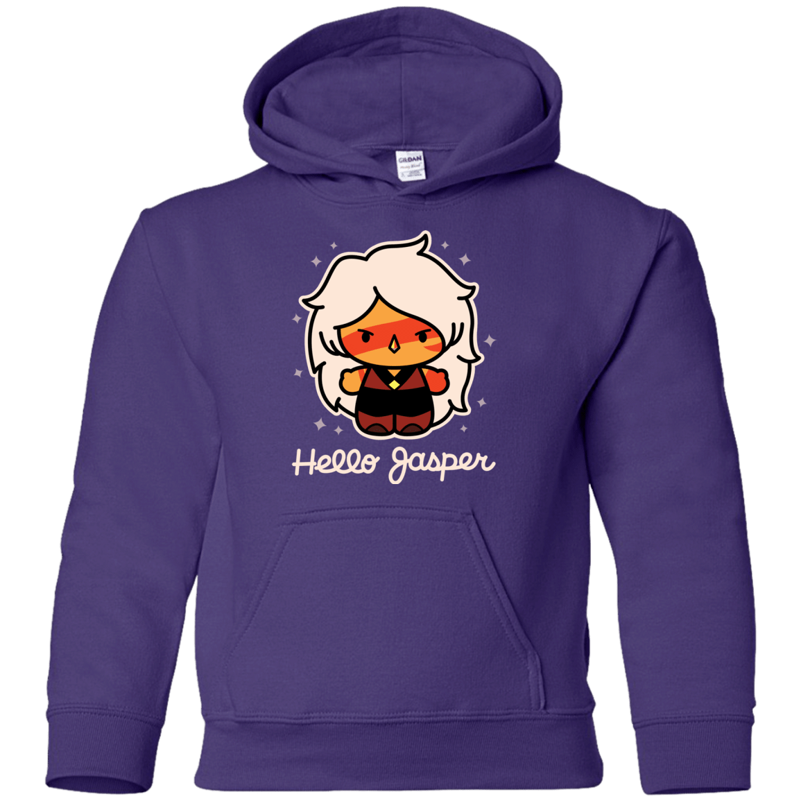 Sweatshirts Purple / YS Hello Jasper Youth Hoodie